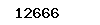 12666