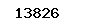 13826