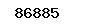 86885