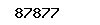 87877