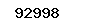 92998